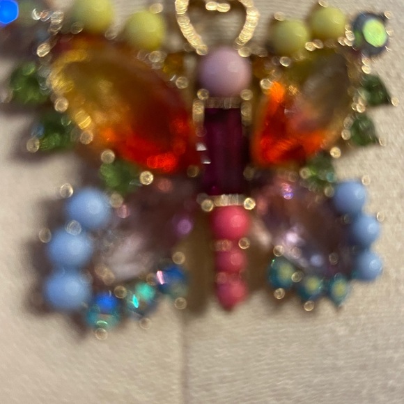 🦋NWT BETSEY JOHNSON BUTTERFLY NECKLACE🦋 - Picture 5 of 11